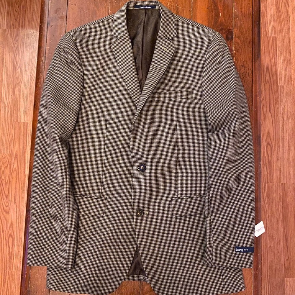 Bar III Macy’s Blazer Sports Coat Jacket Slim
